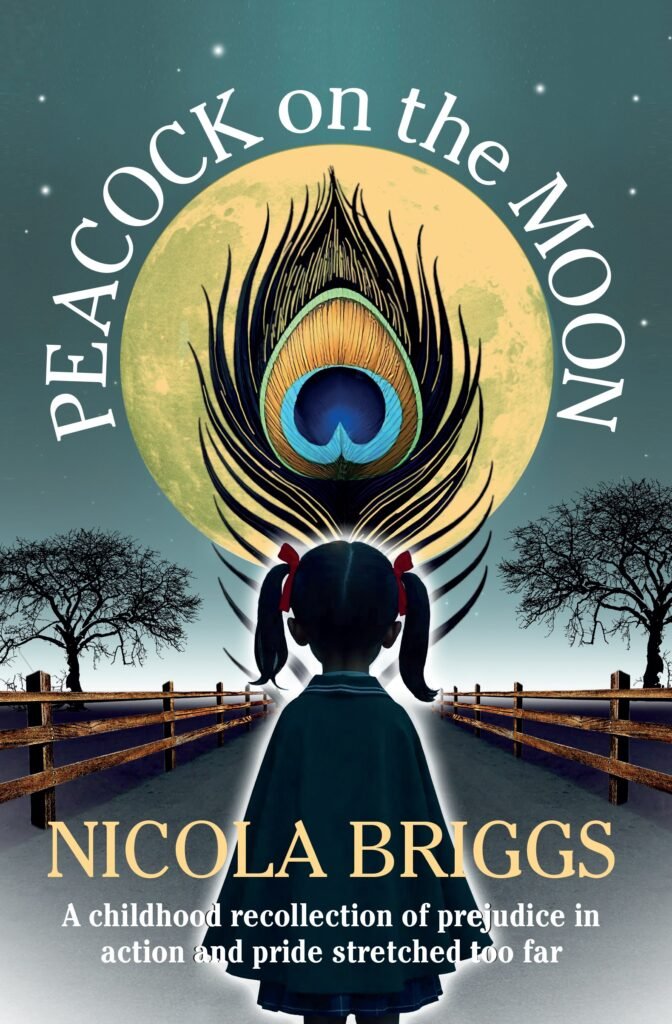 Peacock on the Moon by Nicola Briggs Cover